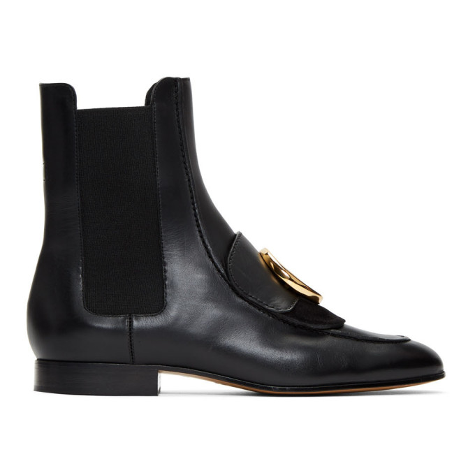 Chloe Black Chloe C Chelsea Boots