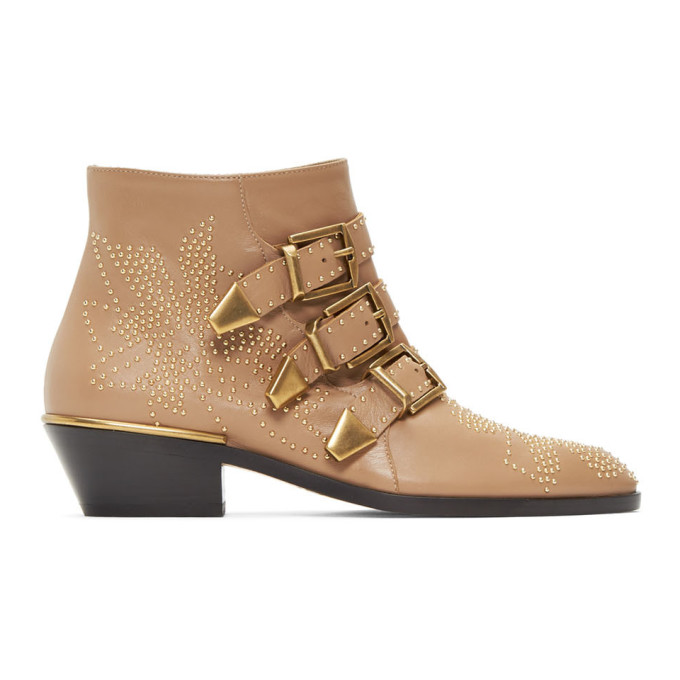Chloe Beige Susanna Boots