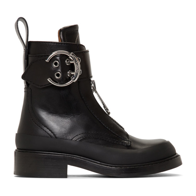 Chloe Black Roy Ankle Boots