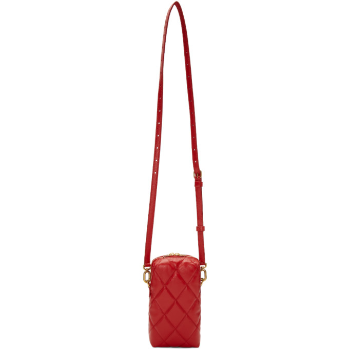 BALENCIAGA BALENCIAGA RED B. TOUCH RECTANGLE BAG