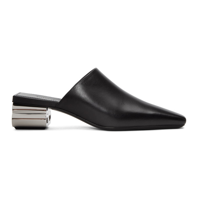 Balenciaga Black BB Typo Mules