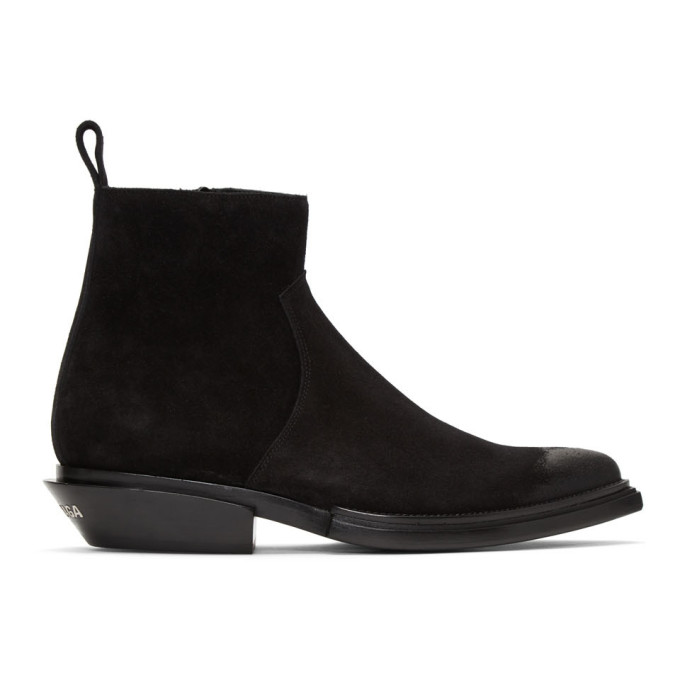 Balenciaga Black Santiag Boots