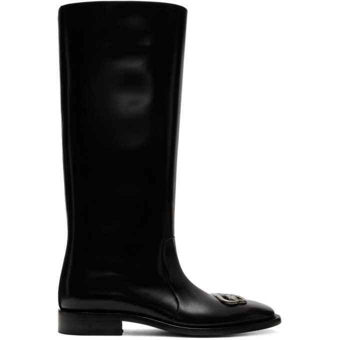 Balenciaga Black Jive Boots