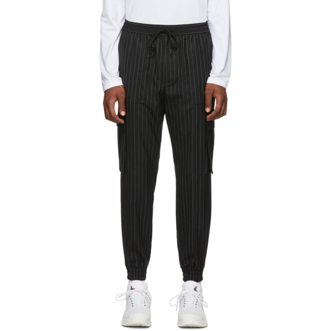 pinstripe cargo trousers