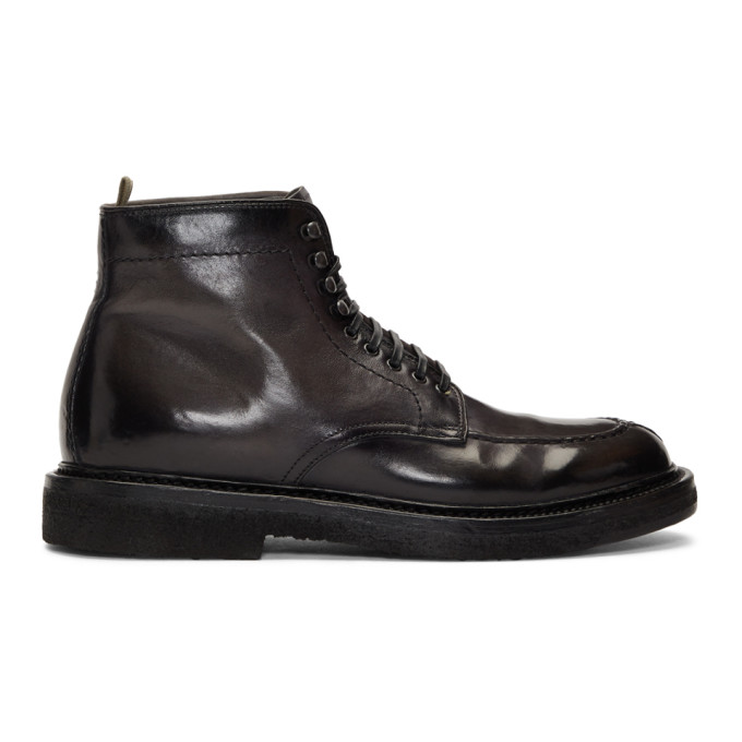 Officine Creative Grey Stanford 207 Boots