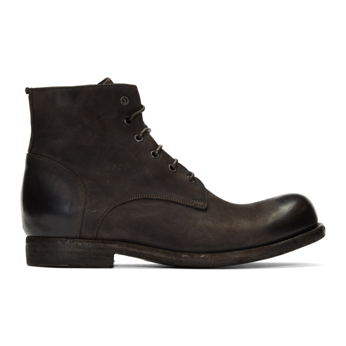 Officine Creative Brown Bubble 3 Boots