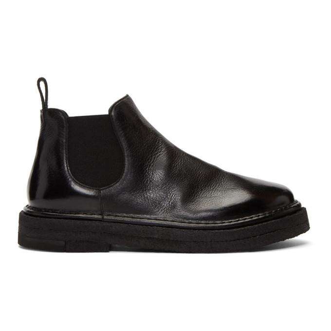 Marsell Black Parapa Beatles Boots