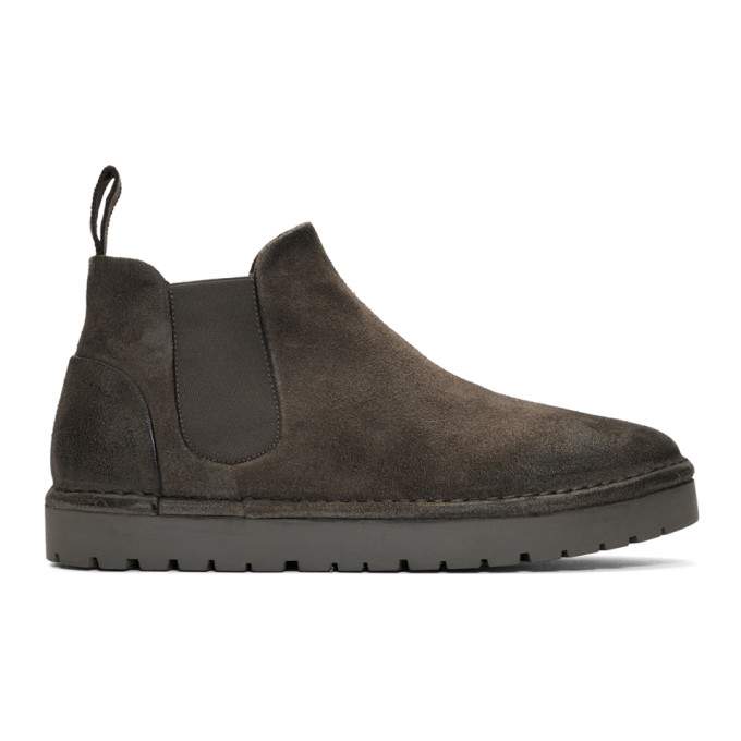 Marsell Grey Gomme Sancrispa Alta Beatles Chelsea Boots
