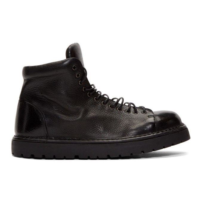 Marsell Black Gomme Pallottola Pedula Boots