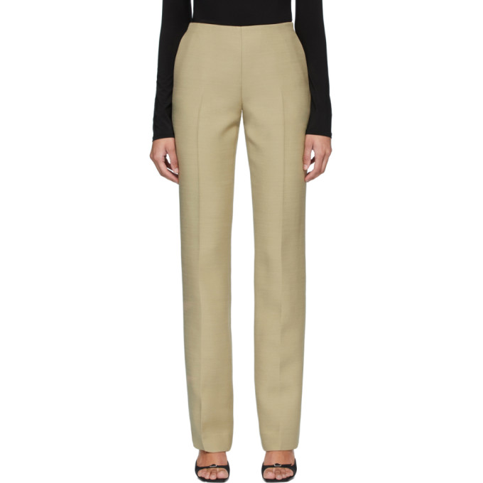 The Row Beige Laden Pants