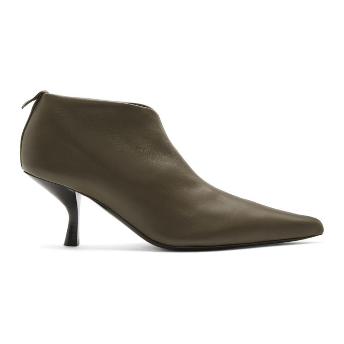 The Row Khaki Bourgeoise Stretch Boots