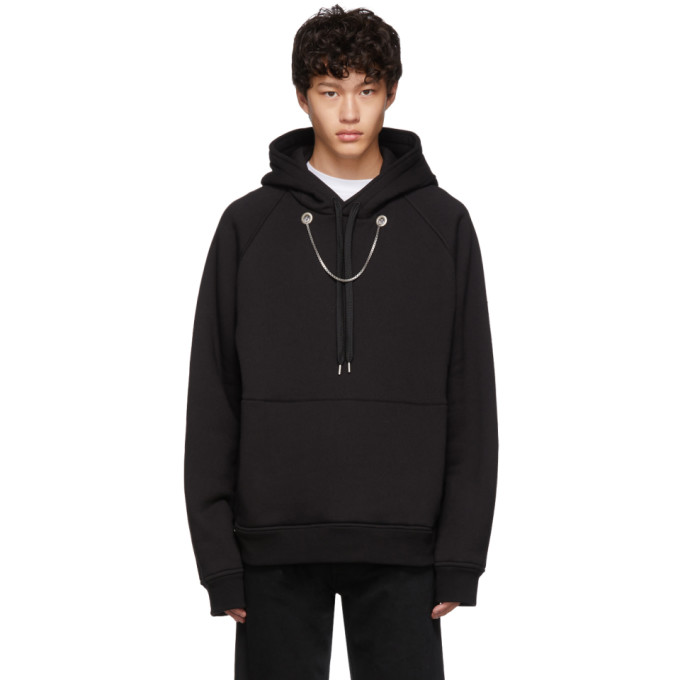 hoodie with chain drawstring