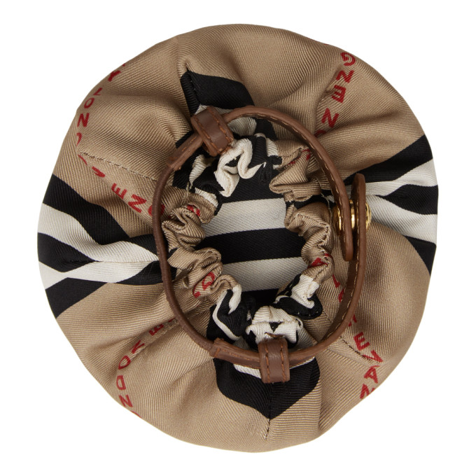 BURBERRY BURBERRY BEIGE CHIGNON BUN SCRUNCHIE