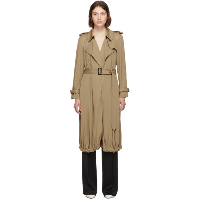 burberry tiered hem trench coat