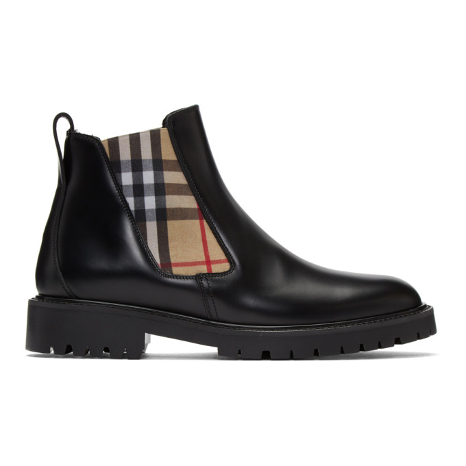 Burberry Black Allostock M Chelsea Boots