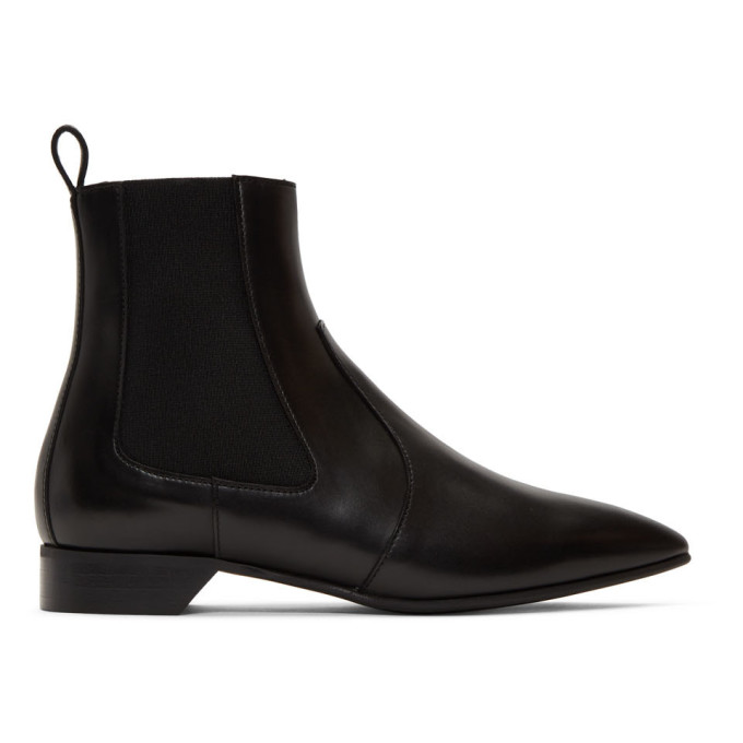 Pierre Hardy Black Leather Alpha Rocket Boots