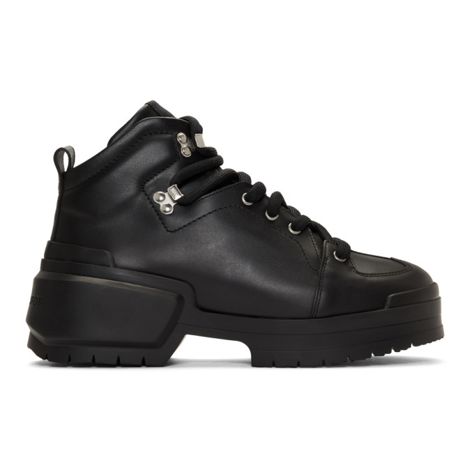Pierre Hardy Black Trap Lace-Up Boots