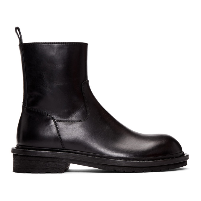 Ann Demeulemeester Black Tucson Zip-Up Boots