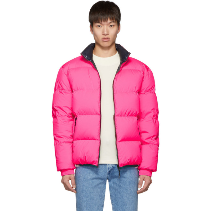 KENZO KENZO REVERSIBLE PINK DOWN JACKET