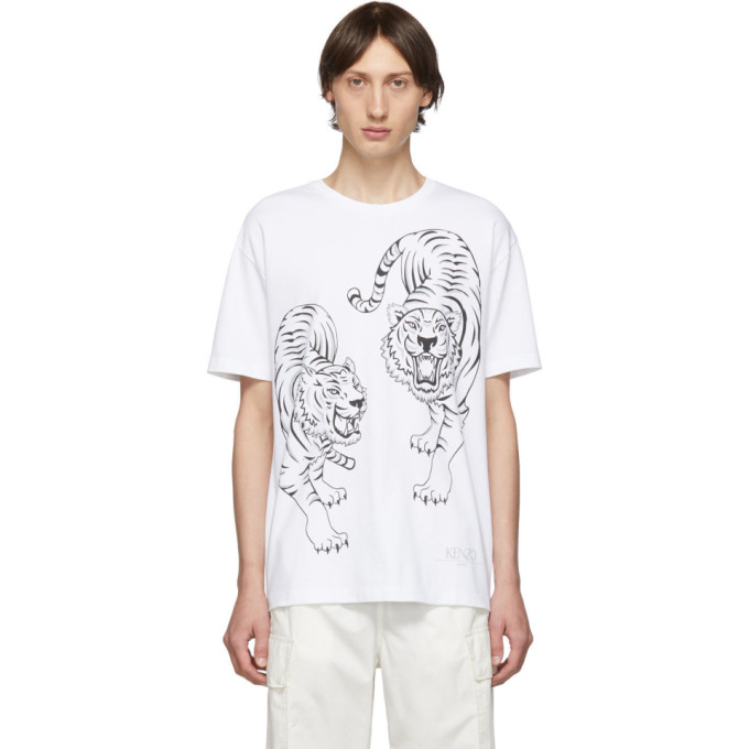 kenzo double tiger t shirt
