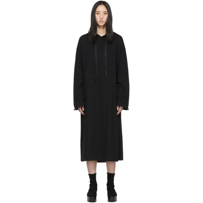 MAISON KITSUNÉ MAISON KITSUNE BLACK HOODIE DRESS