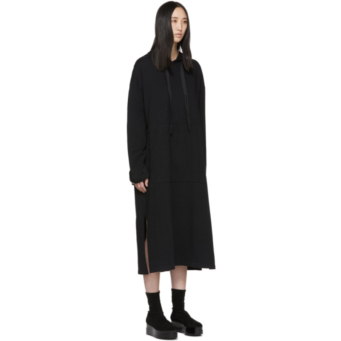 MAISON KITSUNÉ MAISON KITSUNE BLACK HOODIE DRESS