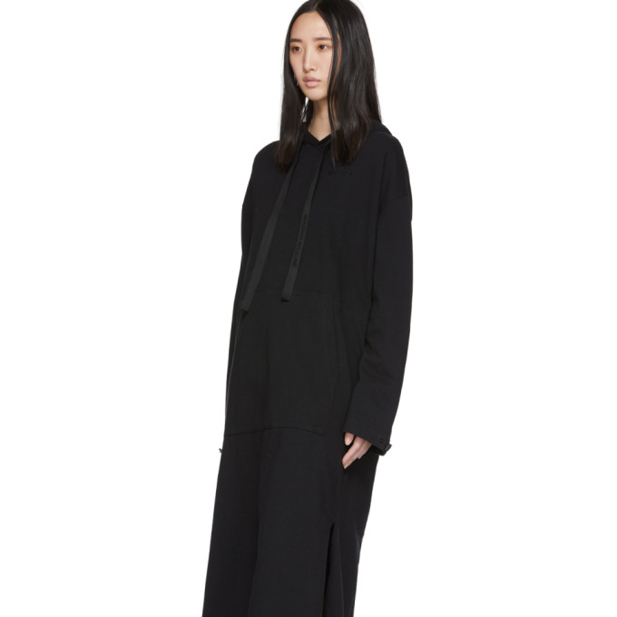 MAISON KITSUNÉ MAISON KITSUNE BLACK HOODIE DRESS