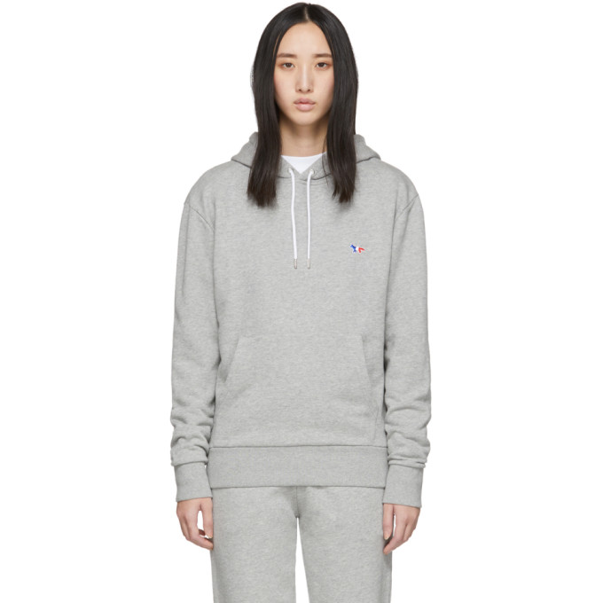 Click to view more detailed imagery on our partner's website Maison KitsunÉ Maison Kitsune Grey Tricolor Fox Hoodie