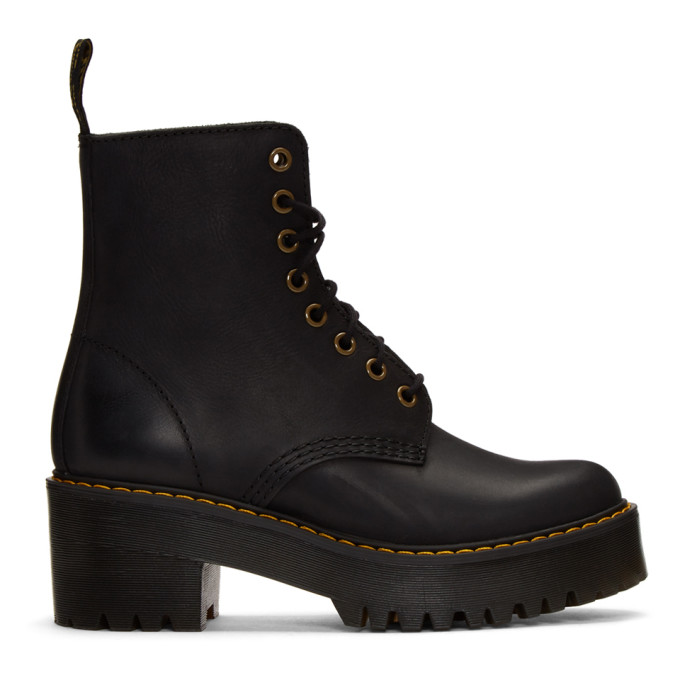 Dr. Martens Black Shriver Hi Boots