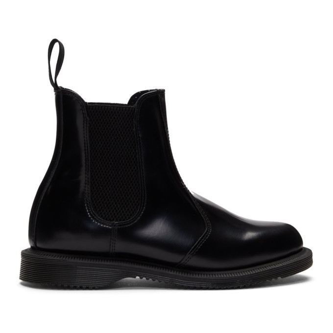 Dr. Martens Black Flora Chelsea Boots