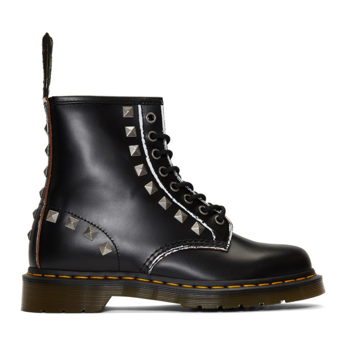 Dr. Martens Black 1460 Stud Boots