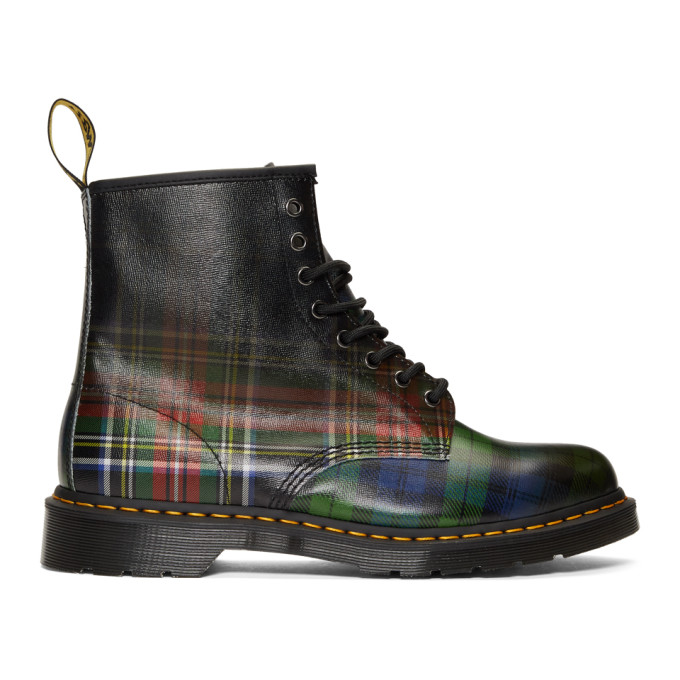 Dr. Martens Multicolor Plaid 1460 Tartan Boots
