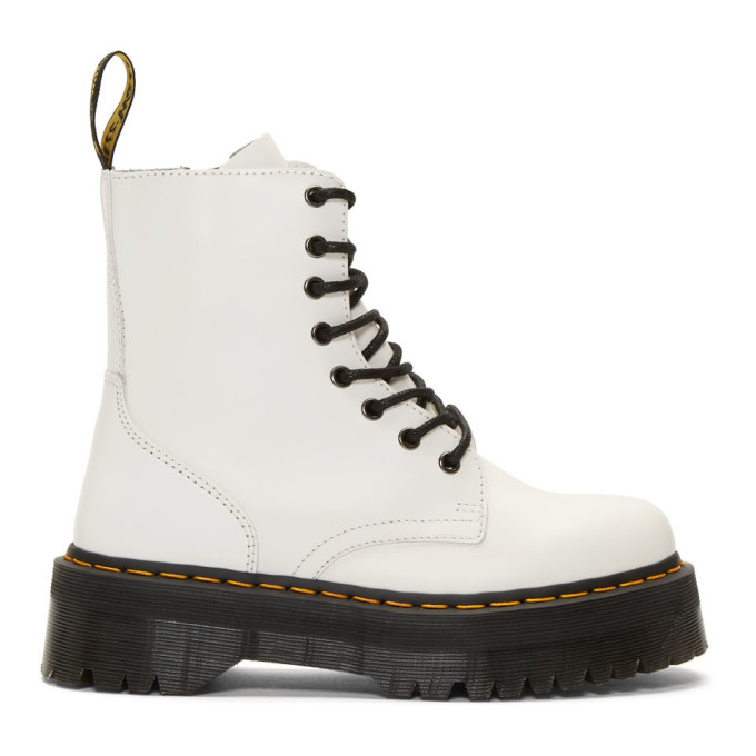 Dr. Martens White Jadon Boots