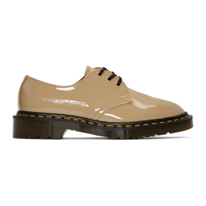 UNDERCOVER UNDERCOVER 驼色 DR. MARTENS 联名 1461 漆皮牛津鞋