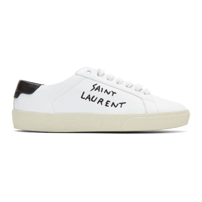 SAINT LAURENT SAINT LAURENT WHITE COURT SL SNEAKERS