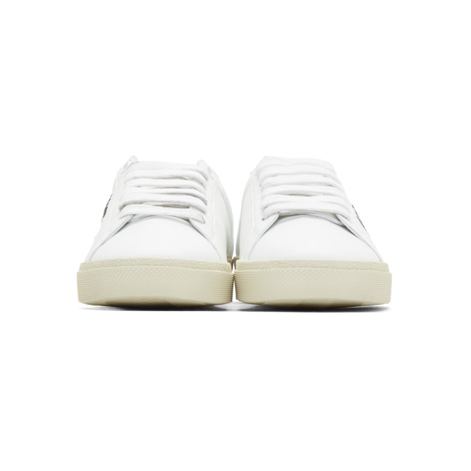 SAINT LAURENT SAINT LAURENT WHITE COURT SL SNEAKERS