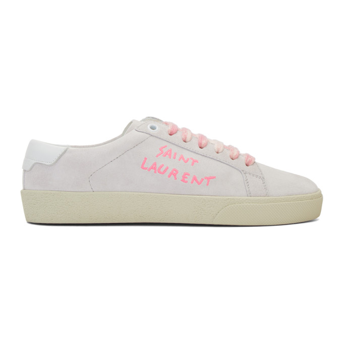 saint laurent off white court classic sneakers