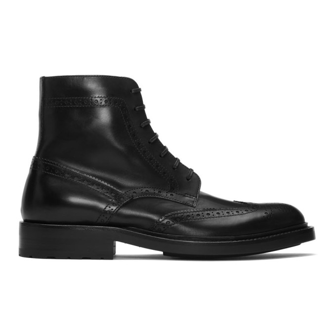 Saint Laurent Black Army 20 Combat Boots