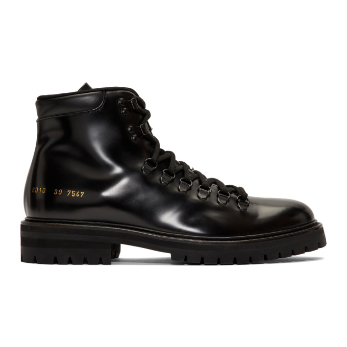 Woman by Common Projects Black Hiking Boots