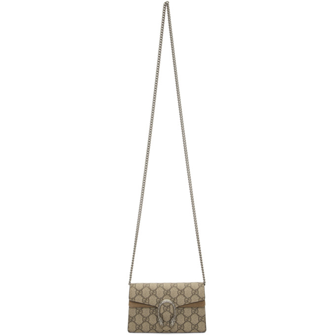 gucci dionysus gg supreme mini chain shoulder bag