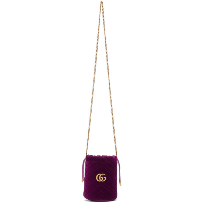 gucci gg marmont mini velvet shoulder bag
