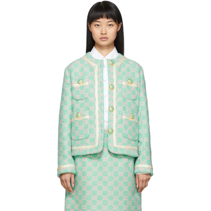 gucci pink blazer