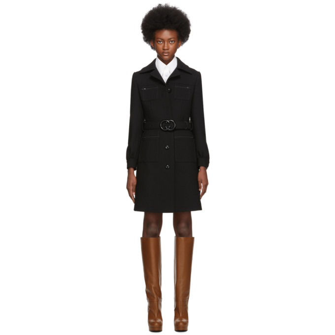 gucci black coat