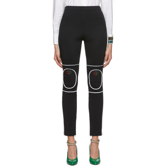 black gucci leggings