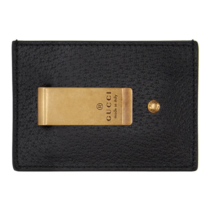 gucci card holder with clip