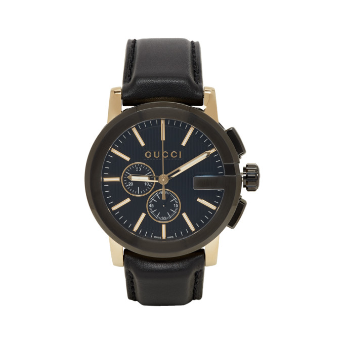 Gucci and Gold G-Chrono Watch Men's |