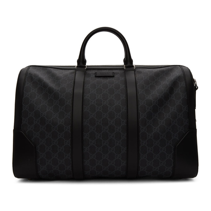 black gucci duffle