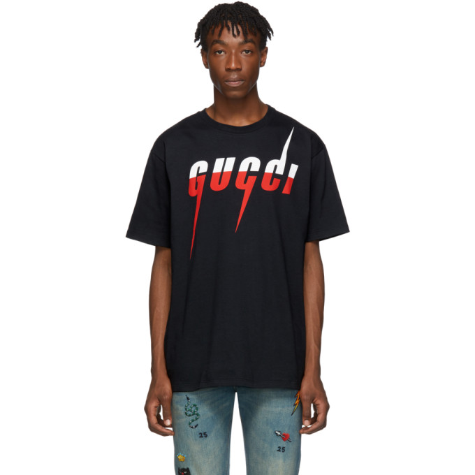 black and red gucci shirt