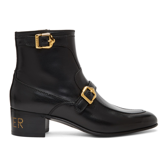 Gucci Black Ebal Boots