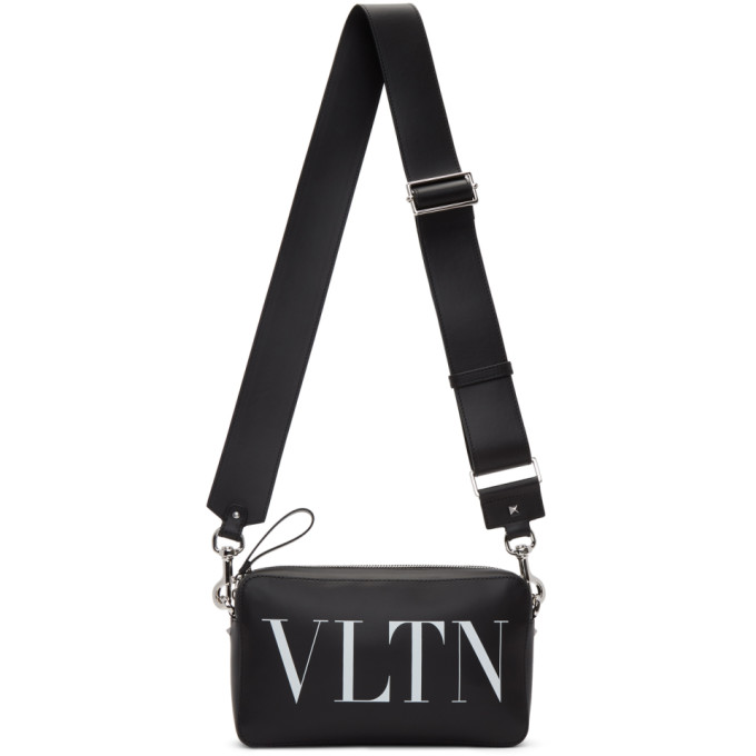 Valentino Black Valentino Garavani VLTN Crossbody Bag